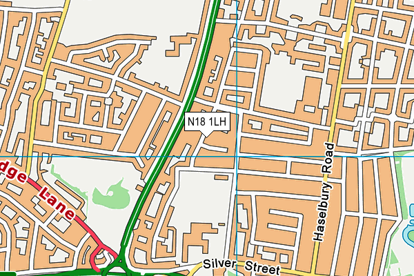 N18 1LH map - OS VectorMap District (Ordnance Survey)