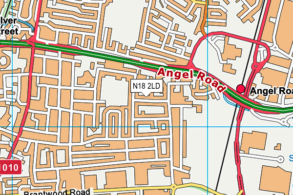 N18 2LD map - OS VectorMap District (Ordnance Survey)