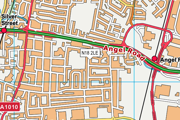 N18 2LE map - OS VectorMap District (Ordnance Survey)