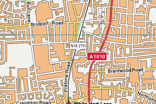 N18 2TH map - OS VectorMap District (Ordnance Survey)