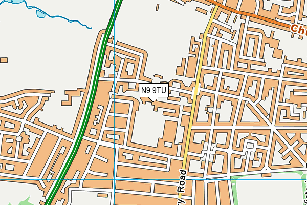 West Lea School map (N9 9TU) - OS VectorMap District (Ordnance Survey)
