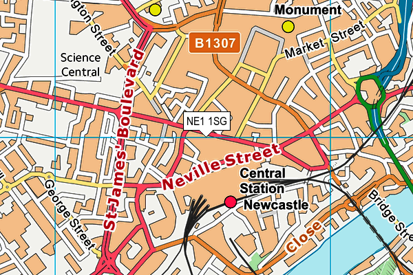 Map of ISAAC WALTON TAILORING LTD at district scale