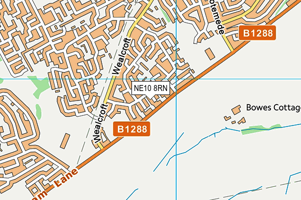 NE10 8RN map - OS VectorMap District (Ordnance Survey)