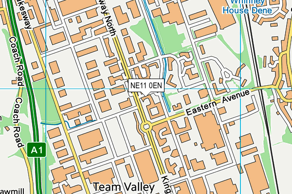 NE11 0EN map - OS VectorMap District (Ordnance Survey)
