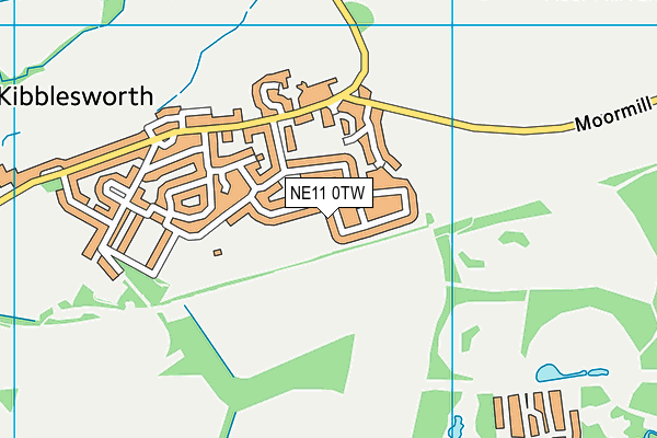 NE11 0TW map - OS VectorMap District (Ordnance Survey)