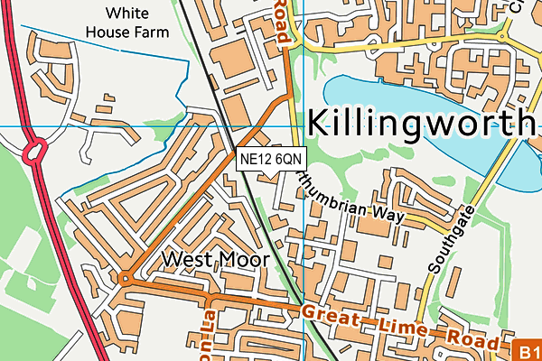 Map of KILLINGWORTH TRADING CO LTD at district scale