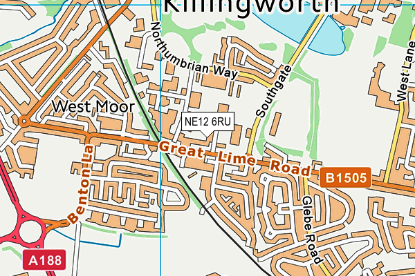 Map of MOOR VIEW DEVELOPMENTS LTD at district scale