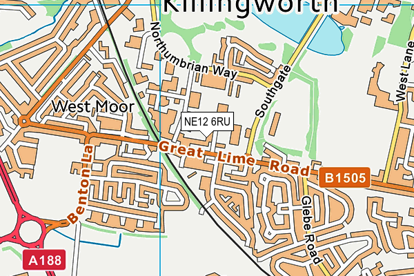 Map of S V RUTTER LTD at district scale