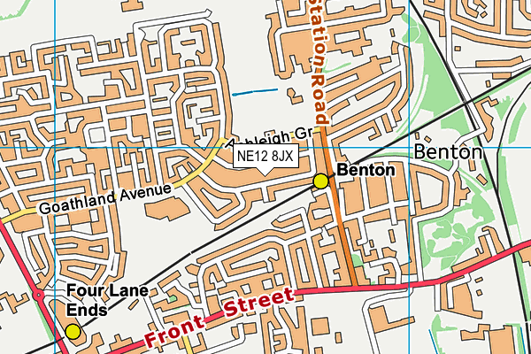 Map of BENTON RETAIL LIMITED at district scale