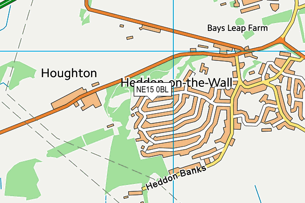 Map of ANDERSON HV LTD at district scale