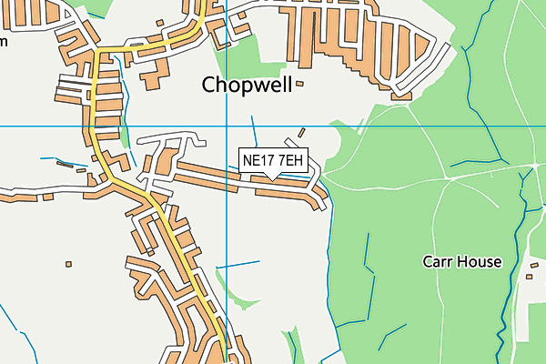 Chopwell Park map (NE17 7EH) - OS VectorMap District (Ordnance Survey)