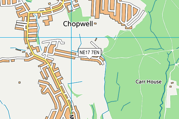 NE17 7EN map - OS VectorMap District (Ordnance Survey)