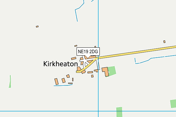 NE19 2DG map - OS VectorMap District (Ordnance Survey)