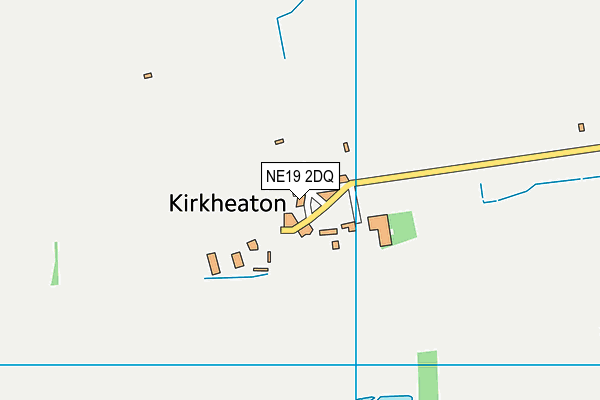 NE19 2DQ map - OS VectorMap District (Ordnance Survey)