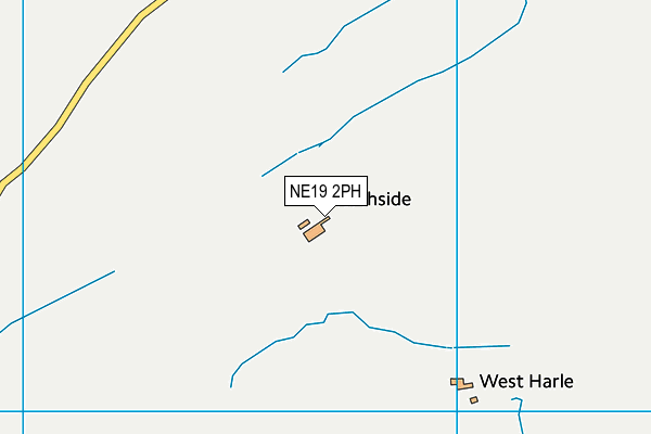 NE19 2PH map - OS VectorMap District (Ordnance Survey)