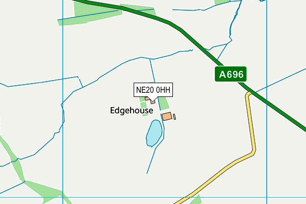 NE20 0HH map - OS VectorMap District (Ordnance Survey)