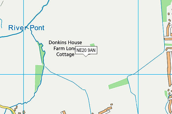 NE20 9AN map - OS VectorMap District (Ordnance Survey)