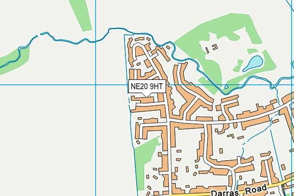NE20 9HT map - OS VectorMap District (Ordnance Survey)