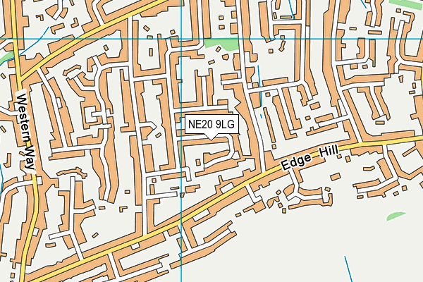 NE20 9LG map - OS VectorMap District (Ordnance Survey)