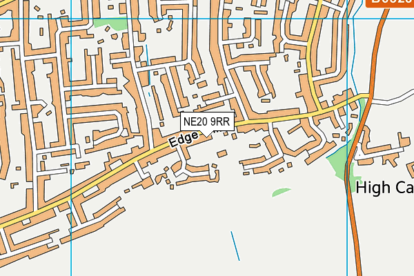NE20 9RR map - OS VectorMap District (Ordnance Survey)