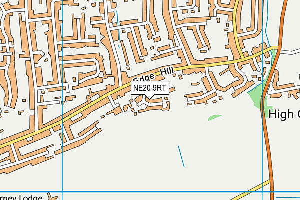 NE20 9RT map - OS VectorMap District (Ordnance Survey)