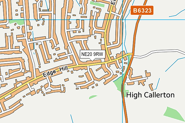 NE20 9RW map - OS VectorMap District (Ordnance Survey)