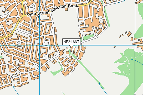 NE21 6NT map - OS VectorMap District (Ordnance Survey)