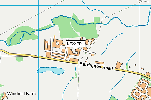 Map of BARRINGTON METAL WORKS LIMITED at district scale