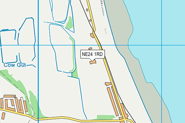 NE24 1RD map - OS VectorMap District (Ordnance Survey)
