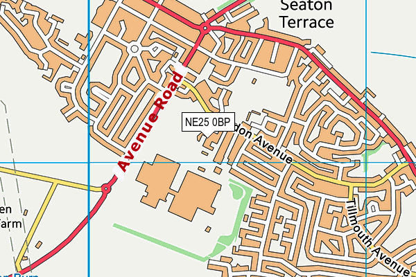 Whytrig Community Middle School map (NE25 0BP) - OS VectorMap District (Ordnance Survey)