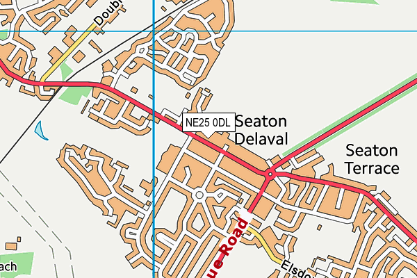 Map of DELAVAL AND HARTLEY GLAZIERS & CERAMICS LIMITED at district scale
