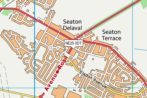 Map of SEATON DELAVAL FAST FOOD LTD at district scale