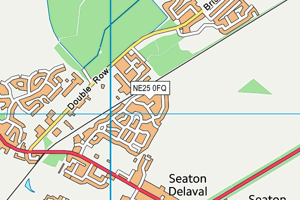 NE25 0FQ map - OS VectorMap District (Ordnance Survey)