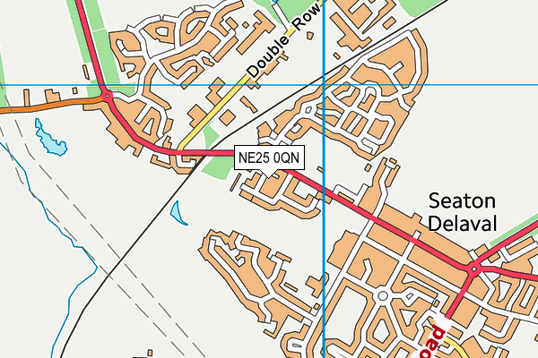 NE25 0QN map - OS VectorMap District (Ordnance Survey)