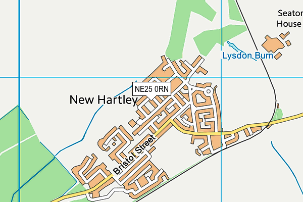 Map of THE CRAMLINGTON PANTRY LTD at district scale