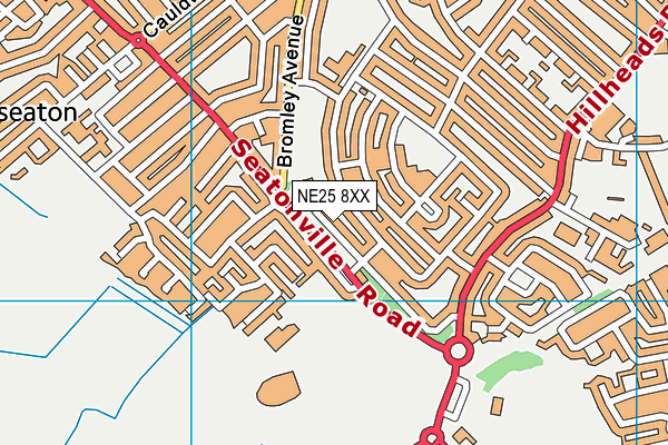NE25 8XX map - OS VectorMap District (Ordnance Survey)