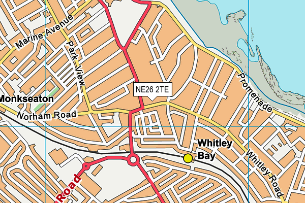 Map of WHITLEY ROAD TAKEAWAY LTD at district scale