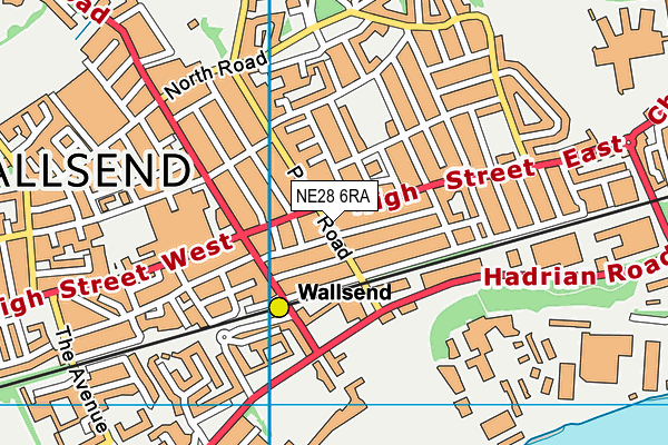 Map of WONDERFUL (WALLSEND) CHINESE TAKEAWAY LIMITED at district scale