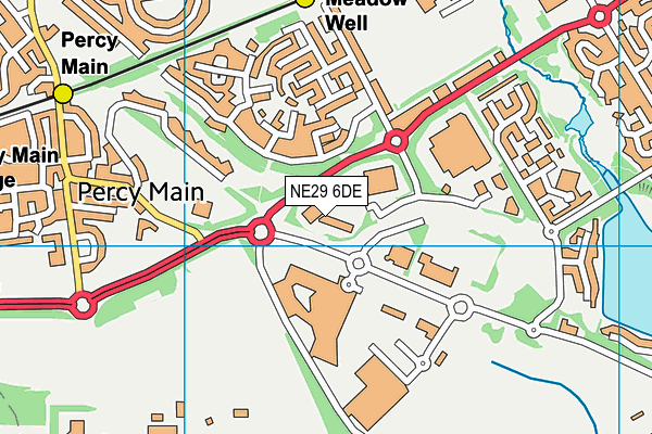 Jd Gyms (North Shields) map (NE29 6DE) - OS VectorMap District (Ordnance Survey)