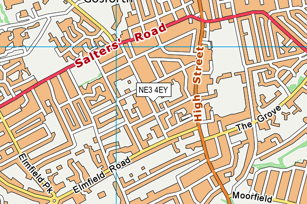 Map of 24 WEST AVENUE (GOSFORTH) LIMITED at district scale