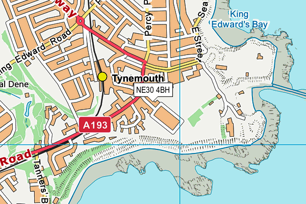 NE30 4BH map - OS VectorMap District (Ordnance Survey)