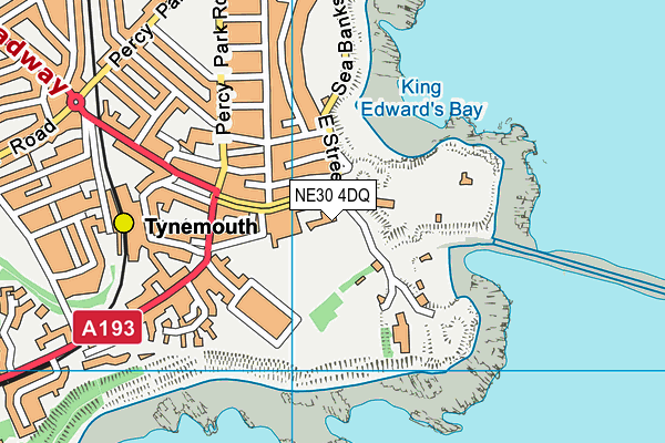 NE30 4DQ map - OS VectorMap District (Ordnance Survey)