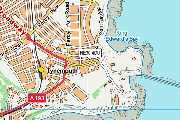 NE30 4DU map - OS VectorMap District (Ordnance Survey)