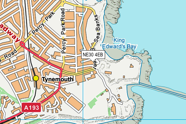 NE30 4EB map - OS VectorMap District (Ordnance Survey)