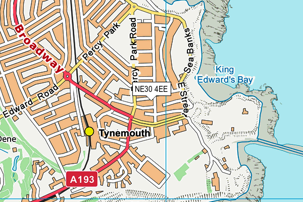 NE30 4EE map - OS VectorMap District (Ordnance Survey)