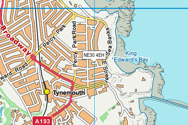 NE30 4EH map - OS VectorMap District (Ordnance Survey)