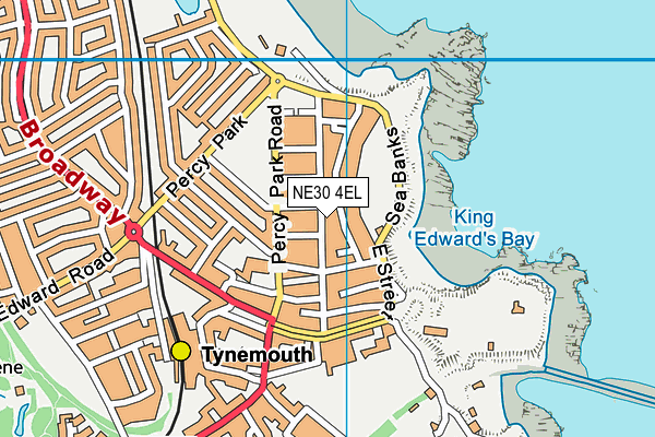 NE30 4EL map - OS VectorMap District (Ordnance Survey)