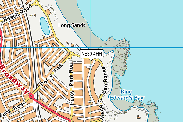 NE30 4HH map - OS VectorMap District (Ordnance Survey)