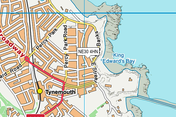 NE30 4HN map - OS VectorMap District (Ordnance Survey)