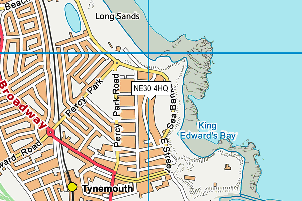 NE30 4HQ map - OS VectorMap District (Ordnance Survey)